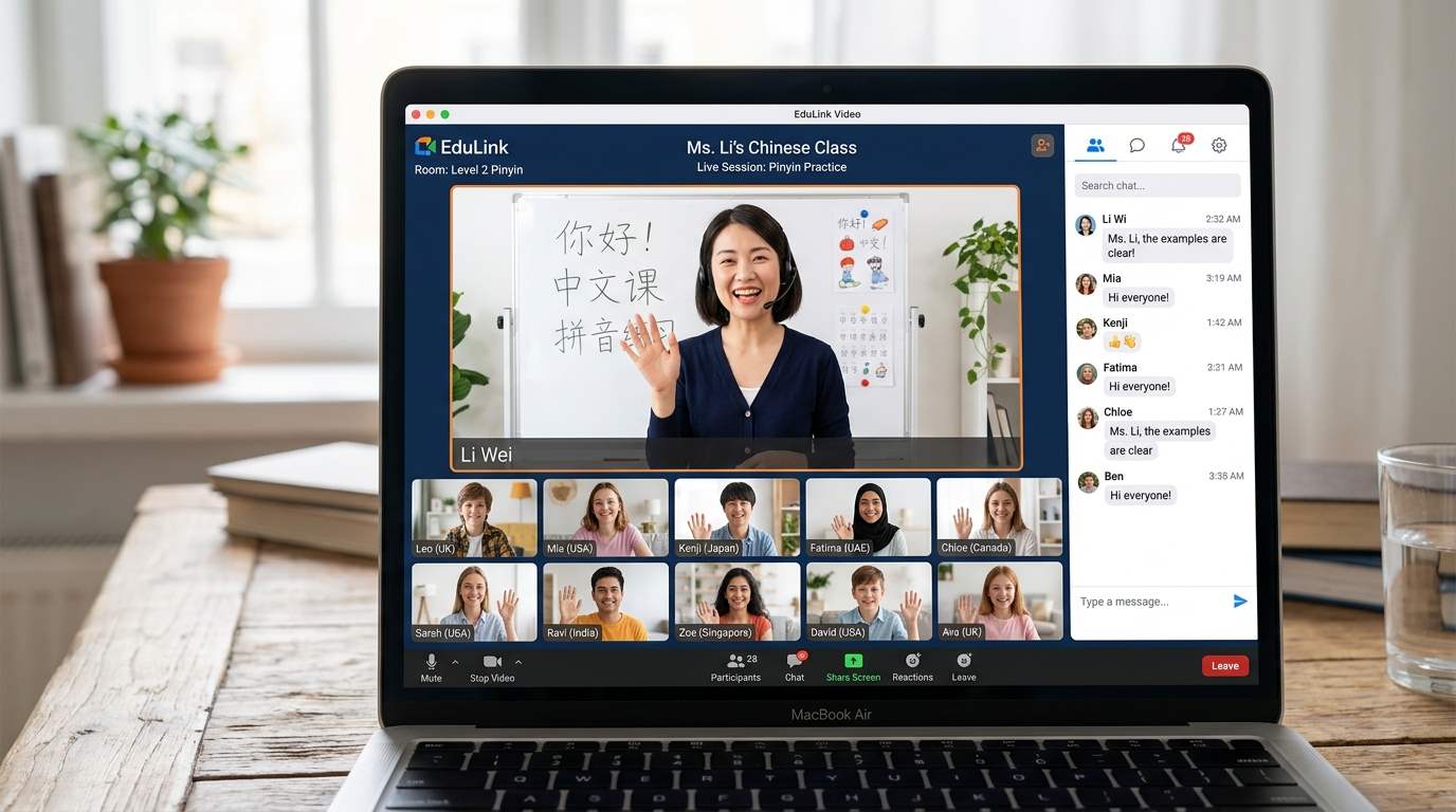 Lớp học trực tuyến tương tác cao