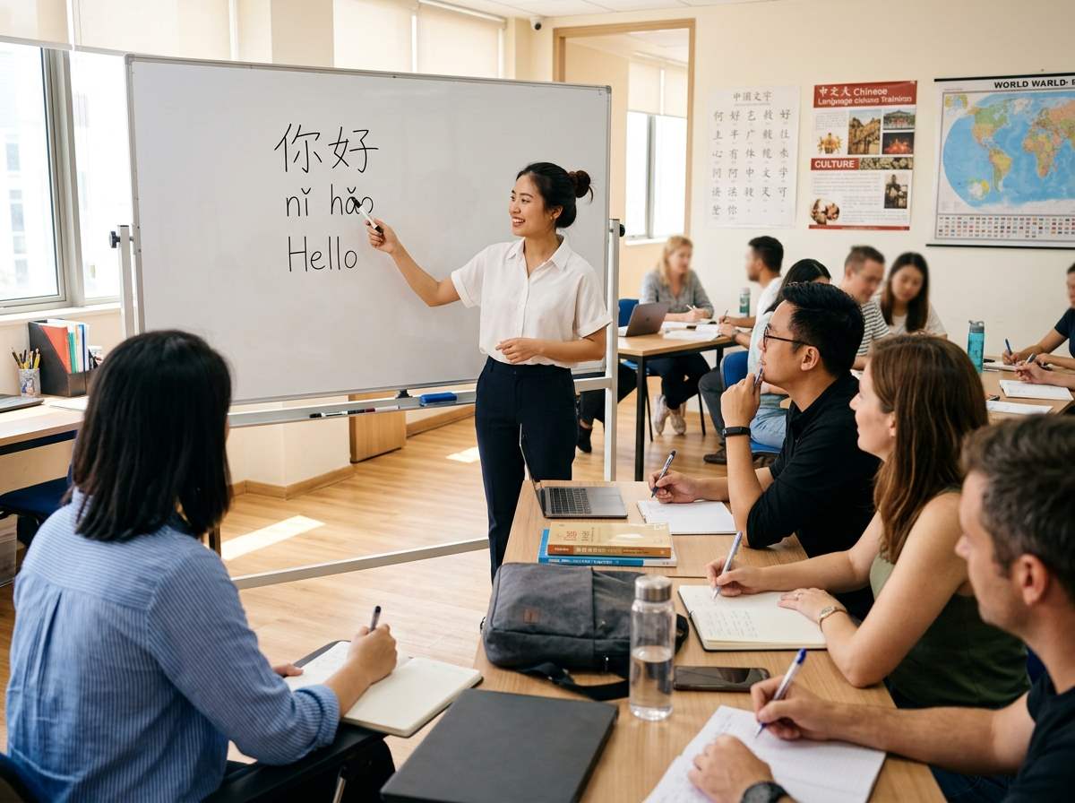 Lớp học tiếng Trung hiện đại tại HiCampus